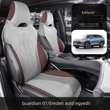 BYD Corvette 07 dedikált autóülés párna és ülésvédő, minden évszakra, velúr-szerű, légáteresztő, félig fedős dizájn, új stílus