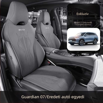BYD Corvette 07 dedikált autóülés párna és ülésvédő, minden évszakra, velúr-szerű, légáteresztő, félig fedős dizájn, új stílus