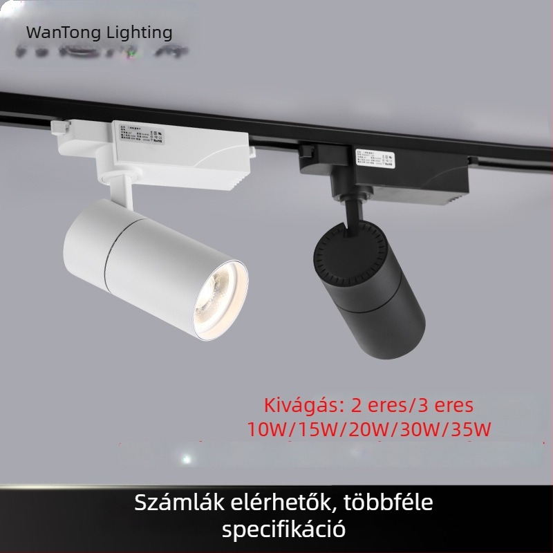 COB nyomvonalas spotlámpa 30W LED ruházati boltok, áruházak és bevásárlóközpontok számára