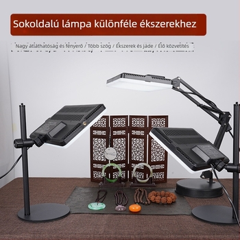 12 hüvelykes asztali LED világítás ékszer élő közvetítéséhez, három színhőmérséklet, 70W