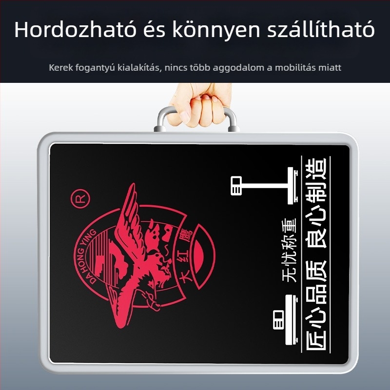 Vezeték nélküli hordozható kereskedelmi elektronikus mérleg, 300 kg kapacitás, kézi, leválasztható, kompakt