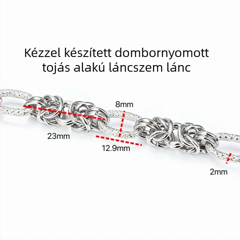 Nagy választék rozsdamentes acél ékszerláncokhoz, DIY kiegészítők és anyagok divatos nyakláncokhoz és karkötőkhöz