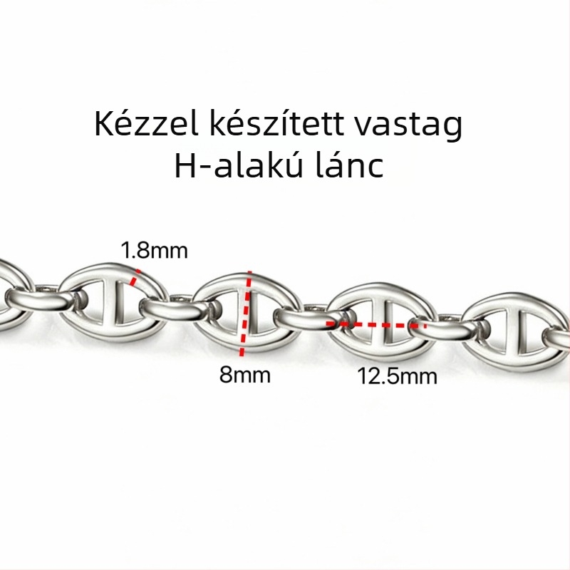 Nagy választék rozsdamentes acél ékszerláncokhoz, DIY kiegészítők és anyagok divatos nyakláncokhoz és karkötőkhöz
