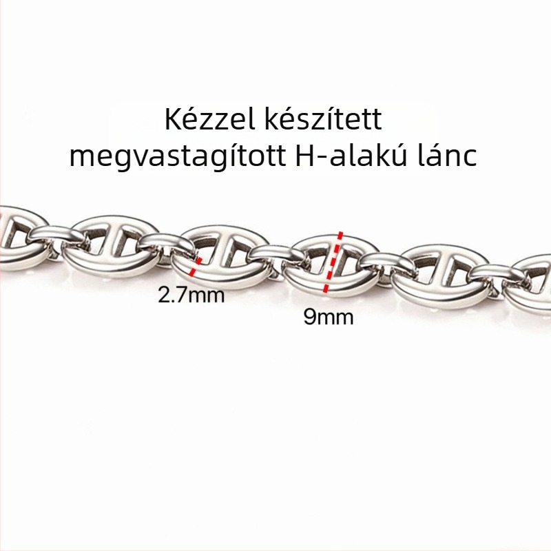Nagy választék rozsdamentes acél ékszerláncokhoz, DIY kiegészítők és anyagok divatos nyakláncokhoz és karkötőkhöz