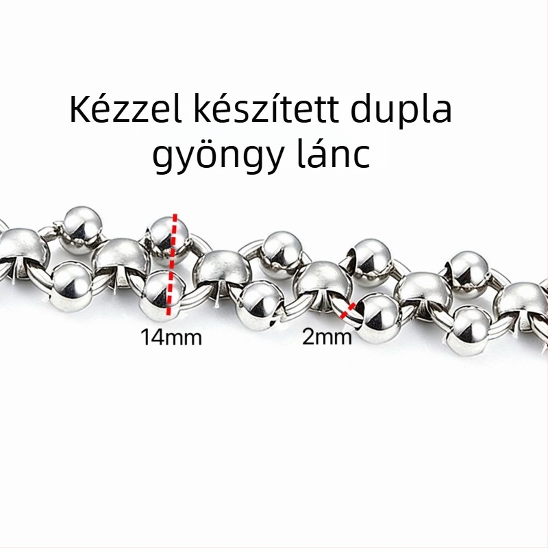 Nagy választék rozsdamentes acél ékszerláncokhoz, DIY kiegészítők és anyagok divatos nyakláncokhoz és karkötőkhöz