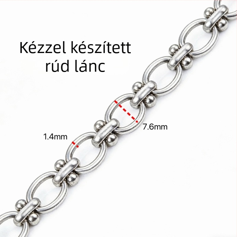 Nagy választék rozsdamentes acél ékszerláncokhoz, DIY kiegészítők és anyagok divatos nyakláncokhoz és karkötőkhöz