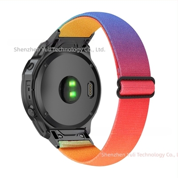 Nylon elasztikus, állítható óraszíj Garmin Fenix sorozathoz, 7S/7/7X, 20 mm szélesség