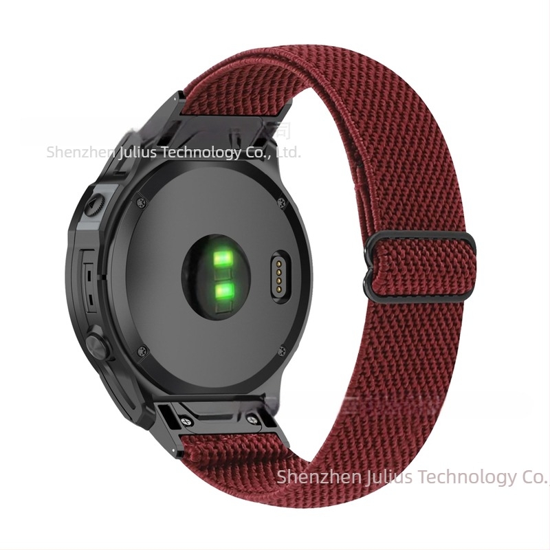 Nylon elasztikus, állítható óraszíj Garmin Fenix sorozathoz, 7S/7/7X, 20 mm szélesség