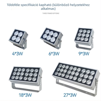 LED kültéri vízálló falikar vetítő lámpa IP65, nagy fényerő, homlokzati megvilágítás