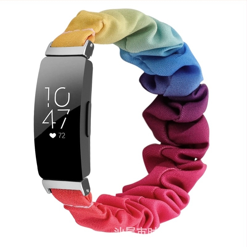 Fitbit Inspire és Inspire HR számára rugalmas szövött szíj, 12 mm csatlakozó, egyszerű stílus
