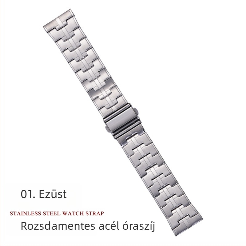 Iron Man rozsdamentes acél szíj Apple Watch-hoz, 22 mm