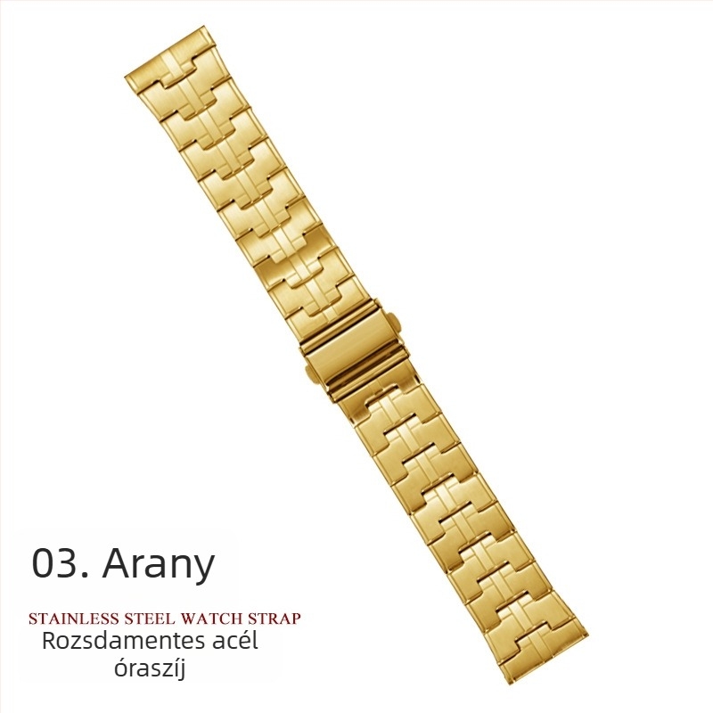Iron Man rozsdamentes acél szíj Apple Watch-hoz, 22 mm