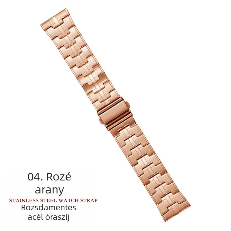 Iron Man rozsdamentes acél szíj Apple Watch-hoz, 22 mm