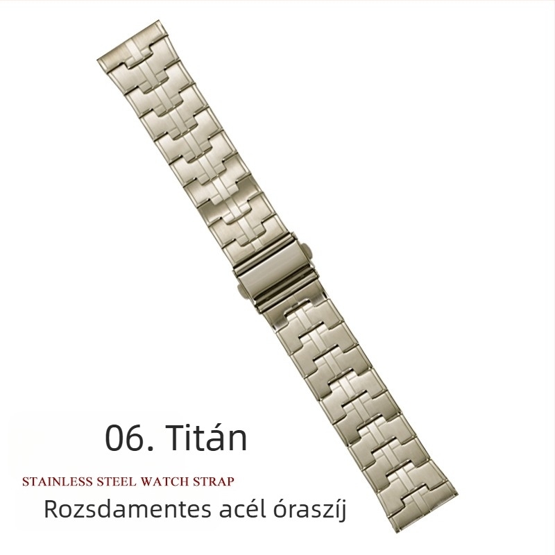 Iron Man rozsdamentes acél szíj Apple Watch-hoz, 22 mm