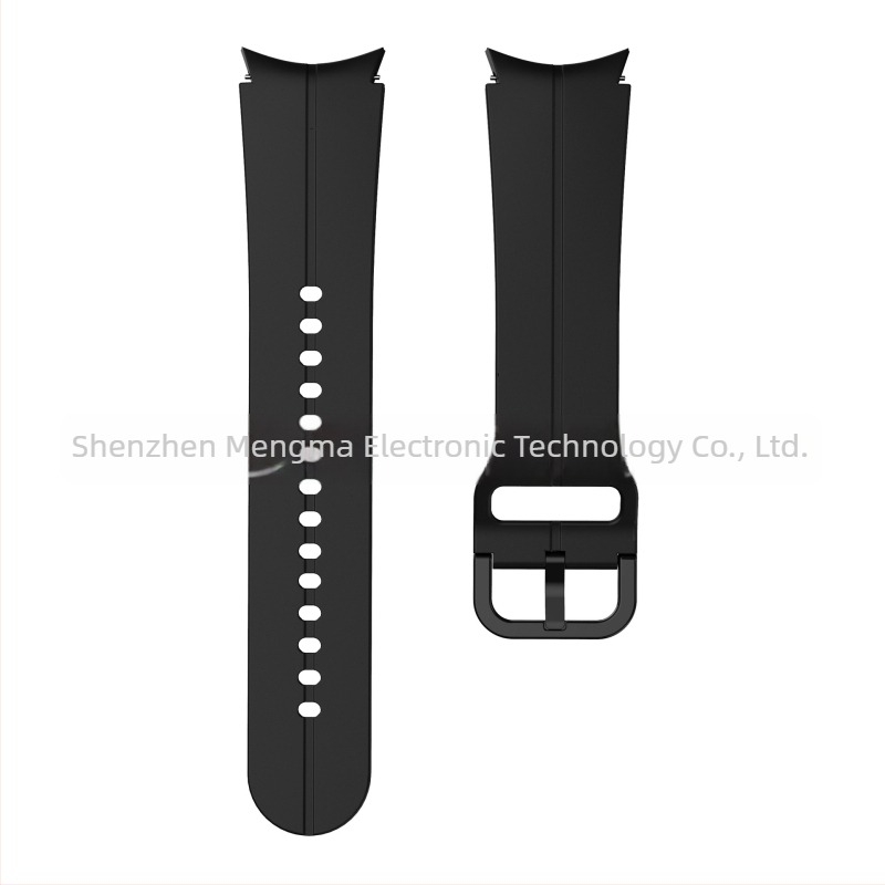 Barázdált szilikon csuklópánt Samsung Galaxy Watch 765Pro és Watch4-hez, 20 mm