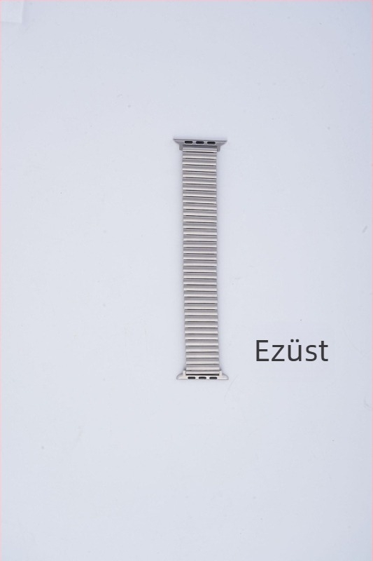 Rozsdamentes acélból készült rugalmas óraszíj, 22 mm-es szélességben, kompatibilis Apple Watch, Huawei és Samsung okosórákkal