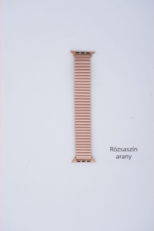 Rozsdamentes acélból készült rugalmas óraszíj, 22 mm-es szélességben, kompatibilis Apple Watch, Huawei és Samsung okosórákkal