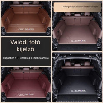 Bőr csomagtartó szőnyeg Audi A4L A6L Q3 Q5 Q5L Q2 A3 A5 A7 – teljes lefedés, egyedi illeszkedés