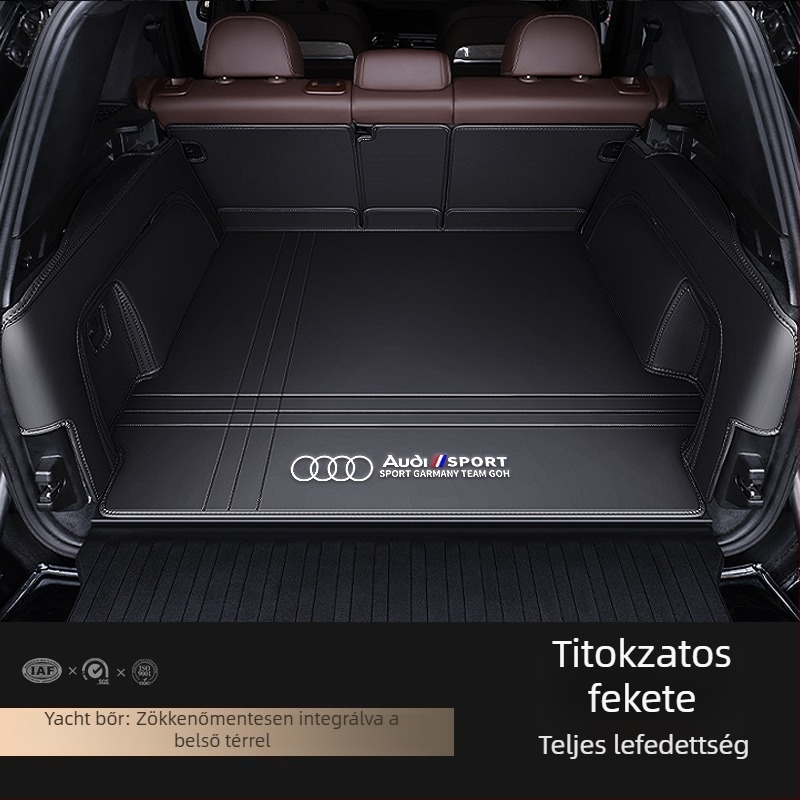 Bőr csomagtartó szőnyeg Audi A4L A6L Q3 Q5 Q5L Q2 A3 A5 A7 – teljes lefedés, egyedi illeszkedés