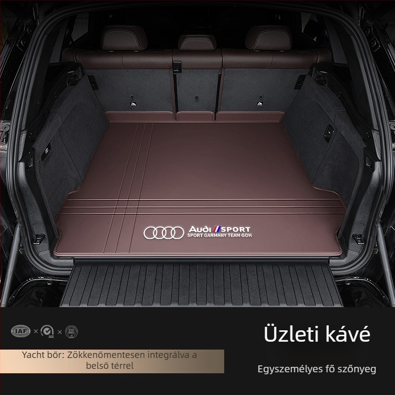 Bőr csomagtartó szőnyeg Audi A4L A6L Q3 Q5 Q5L Q2 A3 A5 A7 – teljes lefedés, egyedi illeszkedés