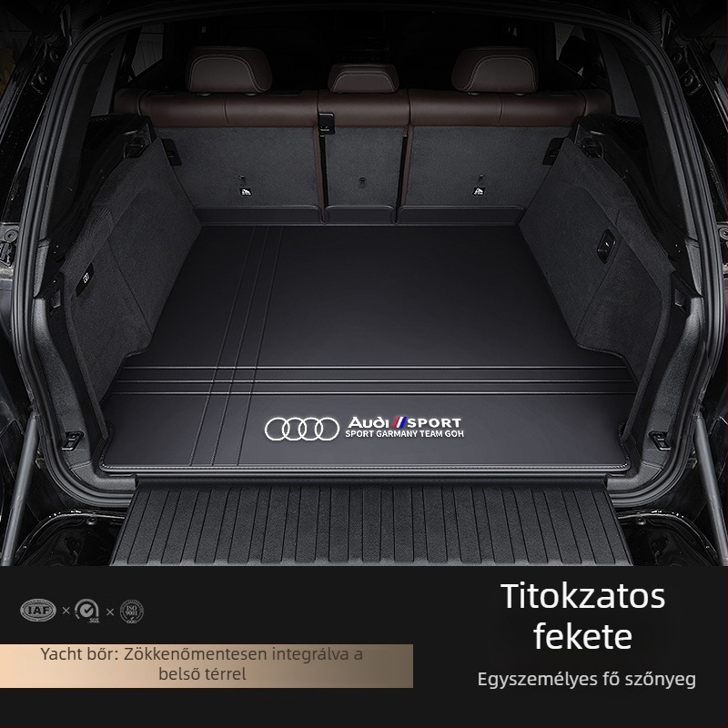 Bőr csomagtartó szőnyeg Audi A4L A6L Q3 Q5 Q5L Q2 A3 A5 A7 – teljes lefedés, egyedi illeszkedés