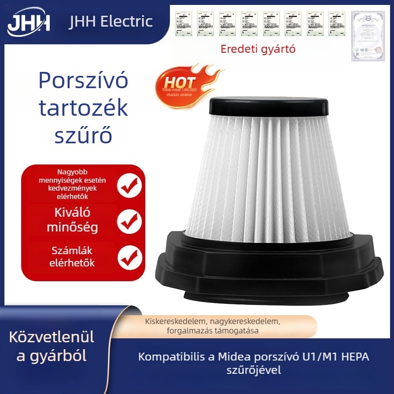 HEPA szűrő Midea kézi porszívóhoz U1/M1