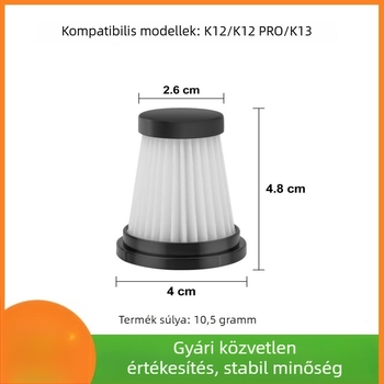 Moosoo K12, K12 Pro és K13 vezeték nélküli porszívóhoz szűrőpatronok