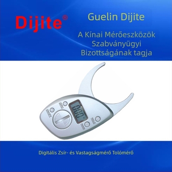Digitális tolómérő a testzsír és a vastagság méréséhez