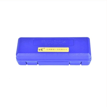 0.02 mm pontosságú szerszámgép-beállító vonalzó, vízszintes szint, 100/150/200/250/300 mm, fekete fedél