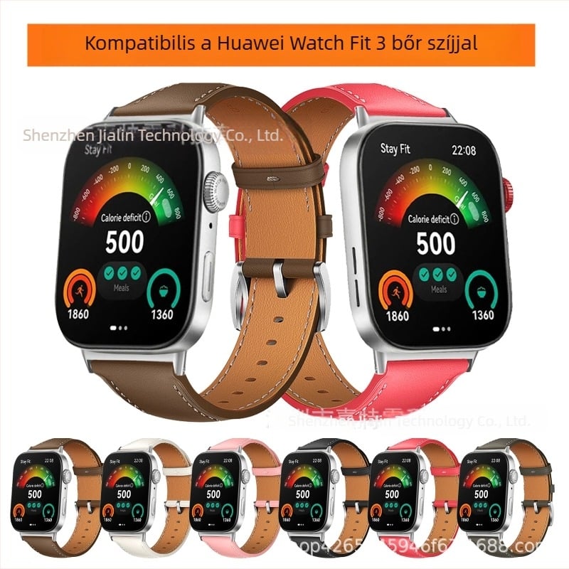 Valódi bőr szíj Huawei Fit5/4 és Huawei Watch FIT3