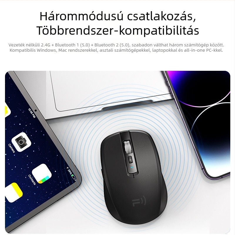 AI-alapú PPT-készítő egér, vezeték nélküli Bluetooth, három üzemmódos beszédfordítás, számítógépekhez