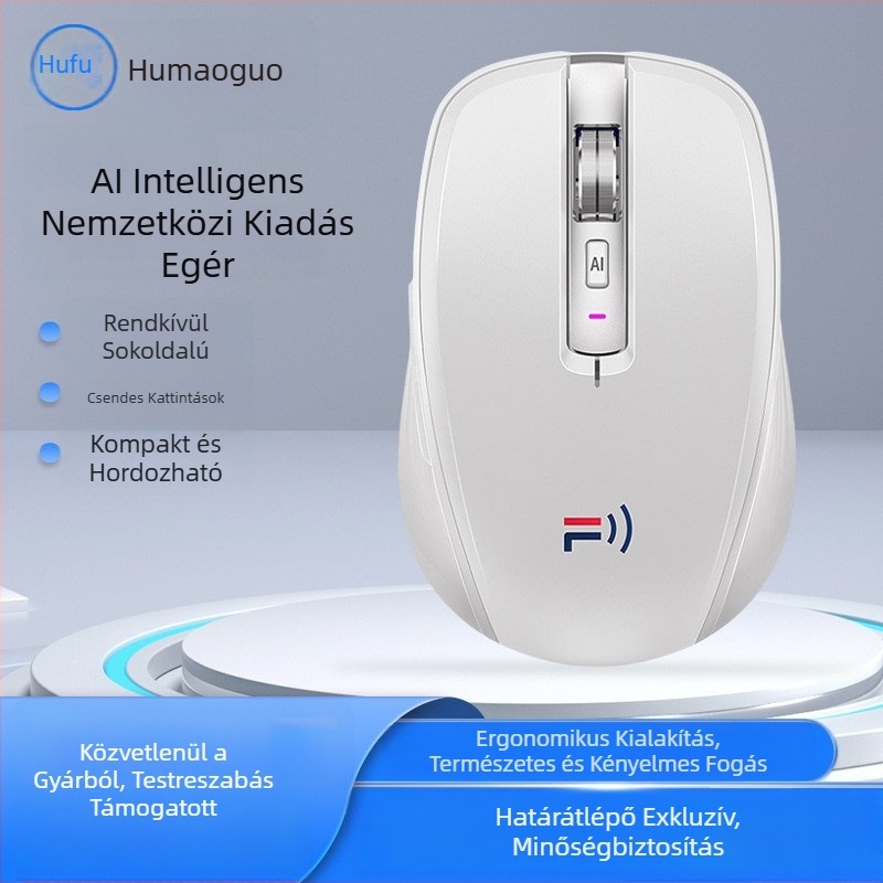 AI-alapú PPT-készítő egér, vezeték nélküli Bluetooth, három üzemmódos beszédfordítás, számítógépekhez
