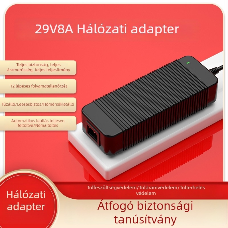 29V12A és 29V10A tápegység-adapterek UL, CE, 3C, KC, SAA és PSE tanúsítvánnyal