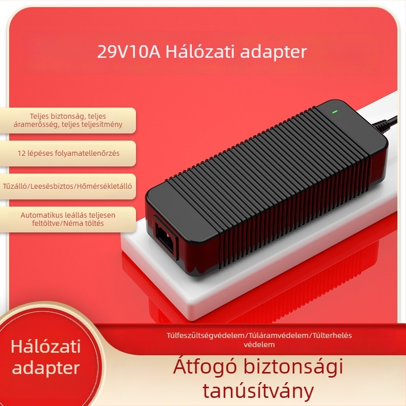 29V12A és 29V10A tápegység-adapterek UL, CE, 3C, KC, SAA és PSE tanúsítvánnyal