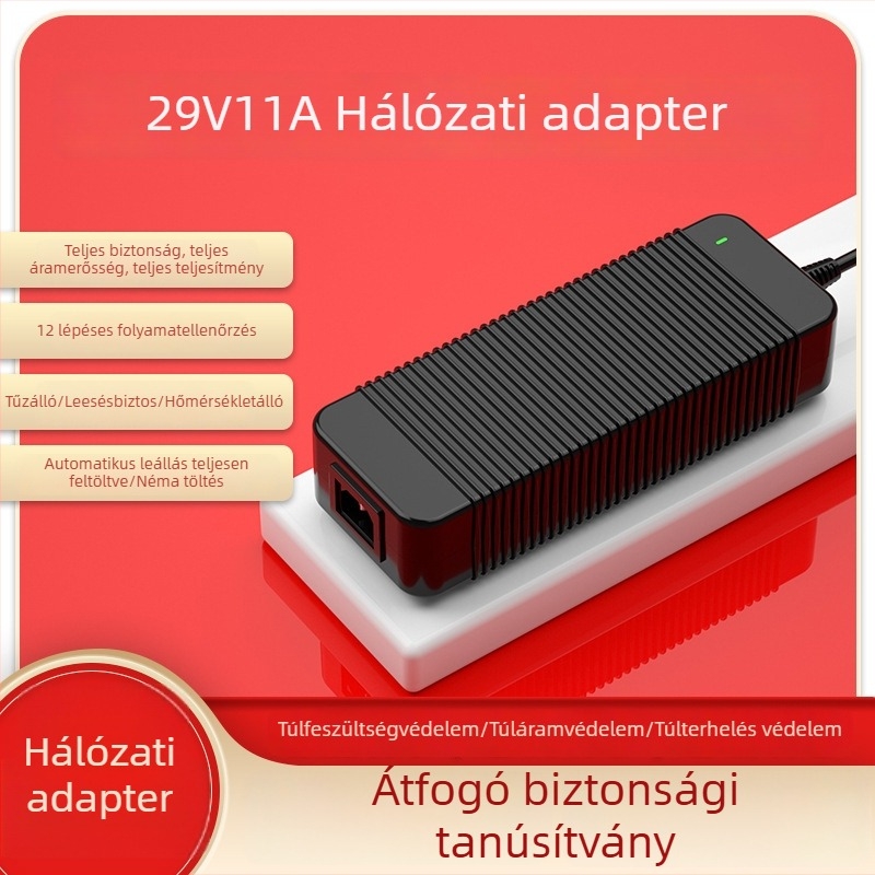 29V12A és 29V10A tápegység-adapterek UL, CE, 3C, KC, SAA és PSE tanúsítvánnyal