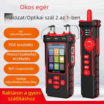 Smart Mouse NF-8508 Vonalkereső, optikai teljesítménymérő és PoE-tesztelő