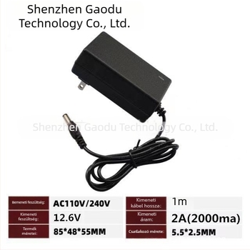 Li-ion akkumulátor töltő 8.4V/2A, 12.6V/2A és 21V/2A – töltő elektromos szerszámokhoz és masszázsgéphez