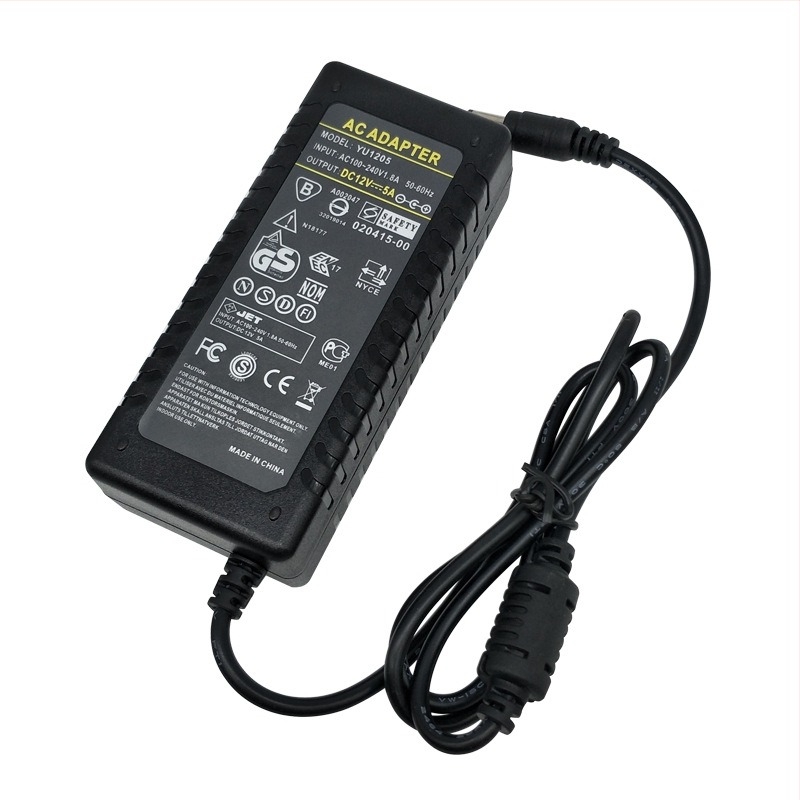 12V 5A kapcsolóüzemű tápegység, 60W