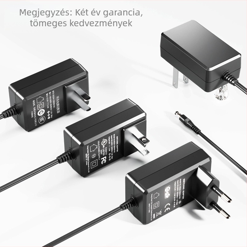 12V 2A és 24V 1A tápegység-adapterek, CCC tanúsítvánnyal, monitorhoz és szépségápolási eszközhöz