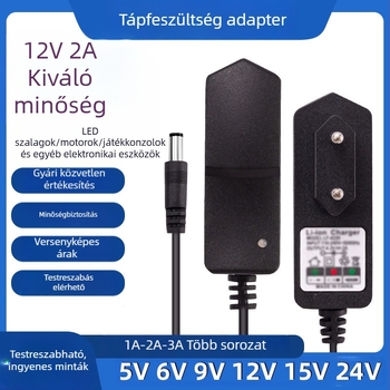 LED-szalag tápegység, 12V 1A/2A