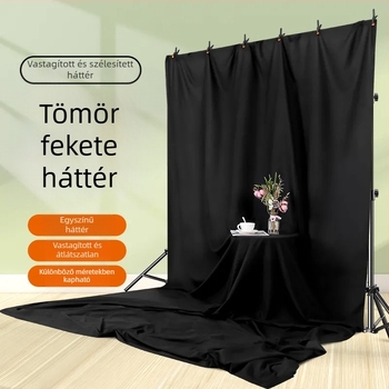 Átlátszatlan, megerősített egyszínű hátterű vászon fényképezéshez, portrékhoz és csendélethez, háttér élő közvetítésekhez.