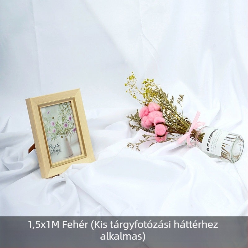 Átlátszatlan, megerősített egyszínű hátterű vászon fényképezéshez, portrékhoz és csendélethez, háttér élő közvetítésekhez.