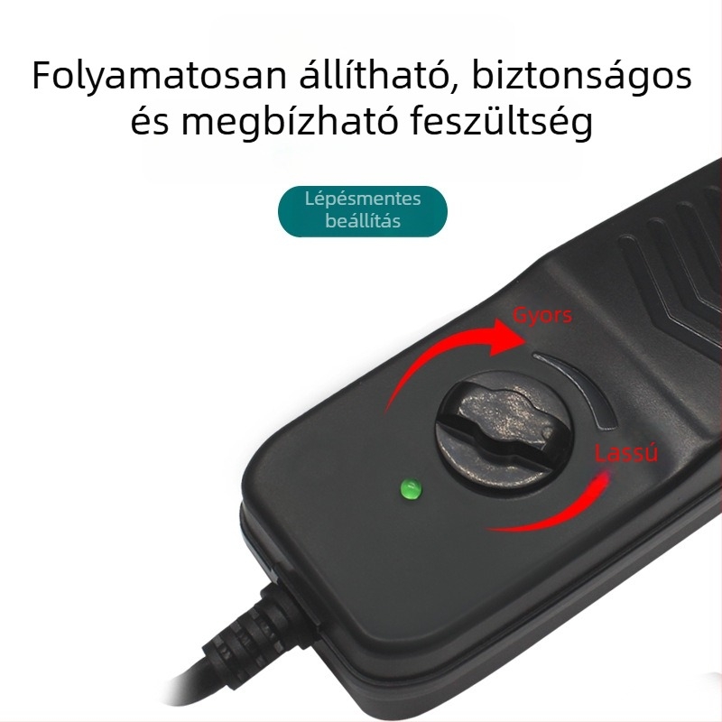 Léptetés nélküli sebességszabályozó elektromos csavarhúzóhoz, 24–36V, 2A állítható tápegység