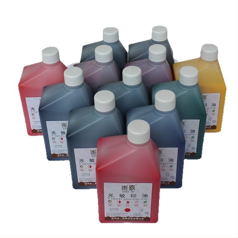 Fényérzékeny pecsét tinta, 1 kg, nagy kiszerelés, gyorsan száradó