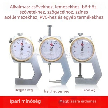 Vastagságmérő tolómérő vernier skálával 0-10 0-20