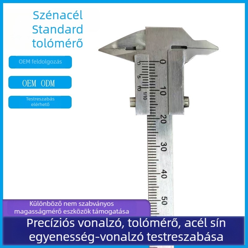 Személyre szabott digitális nagy pontosságú mérőeszközök: magasságmérők, tolómérők, precíziós vonalzók és sín-egyenesség mérők alumíniumötvözetből