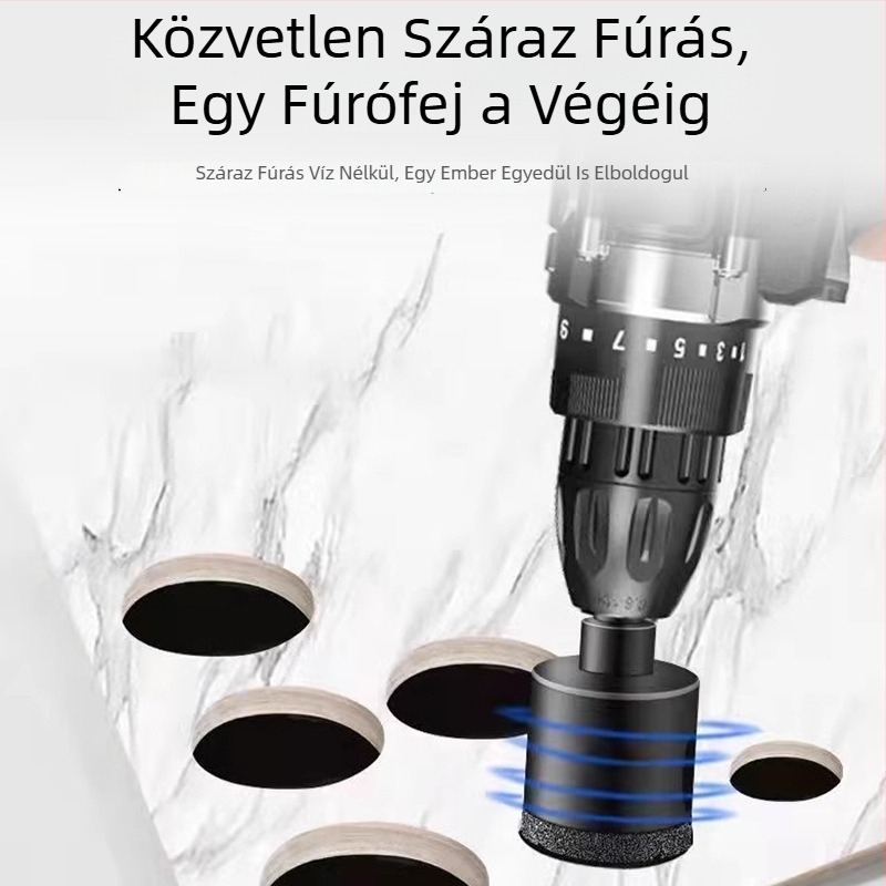 Gyémánt fúró száraz fúráshoz kerámia csempéhez és márványhoz