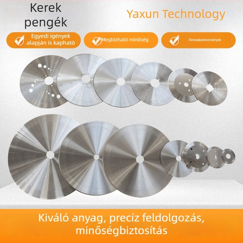 Nagy körkörös papírvágó kés, forgó körvágó, kis körkés, felső és alsó vágóél