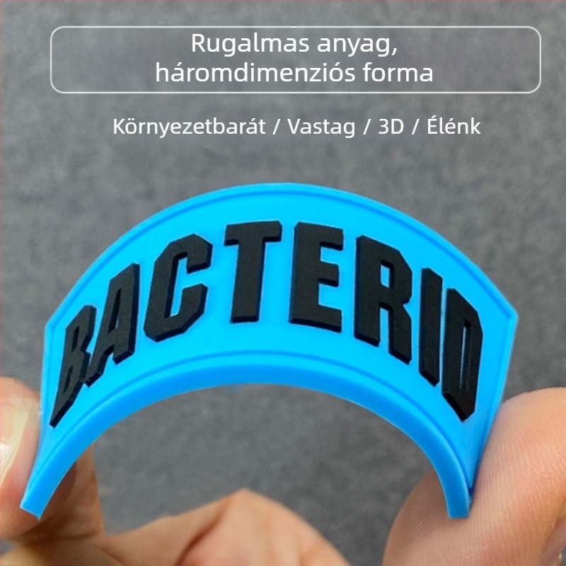 Szilikon PVC lágy gumi címkék ruházathoz, táskákhoz, cipőkhöz és sapkákhoz – logók és védjegyek