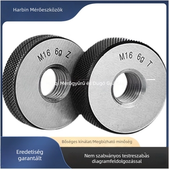 Harbin Menetes gyűrűs mérő 6H: M2, M2.2, M2.5, M3, M3.5, M4, M5, M6, M8, M10 Go/No-Go